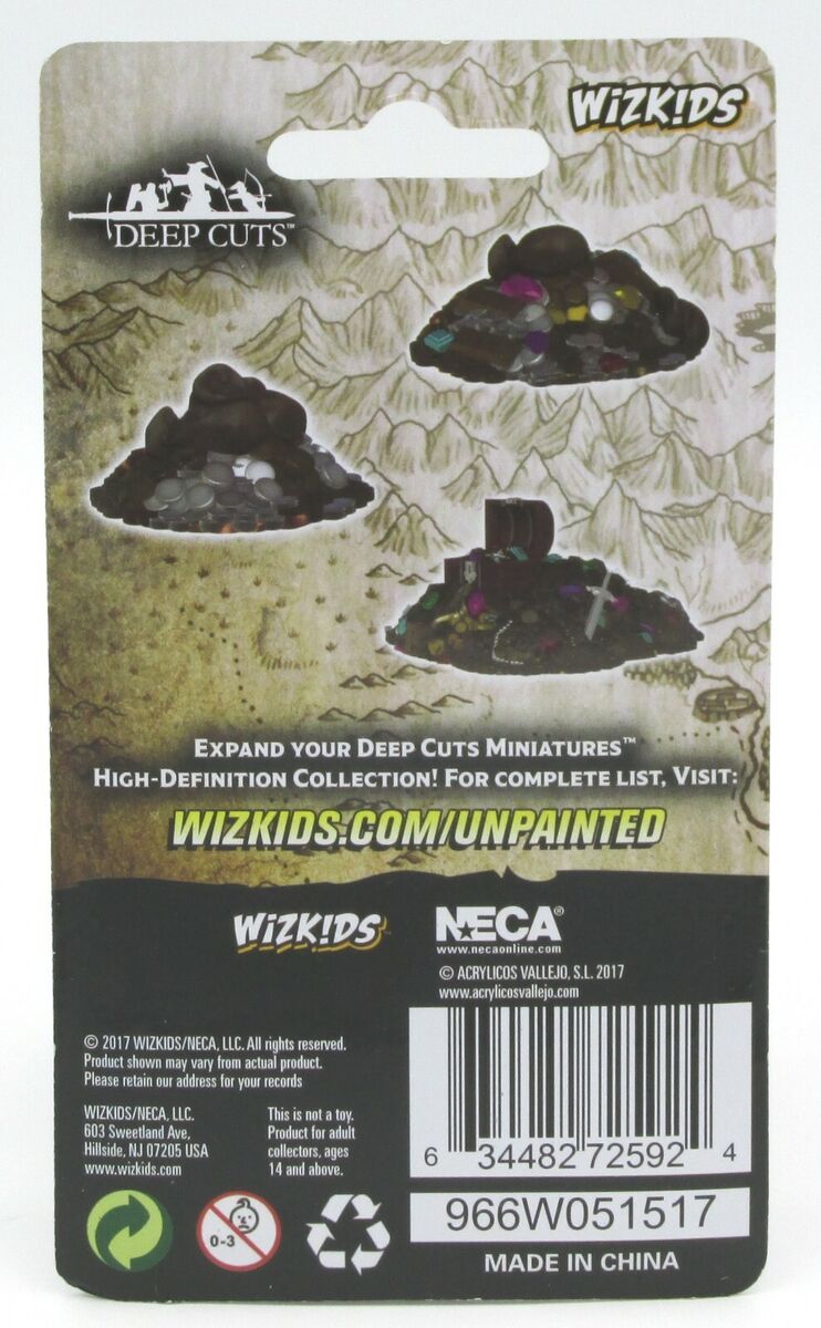WKZ: DEEPCUTS - TREASURE PILES (UNPAINTED) MINIATURE