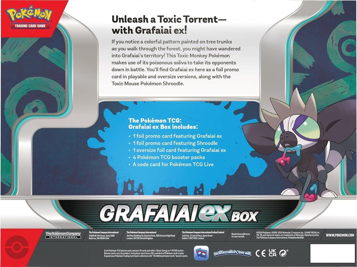 Pokémon: Grafaiai ex Box