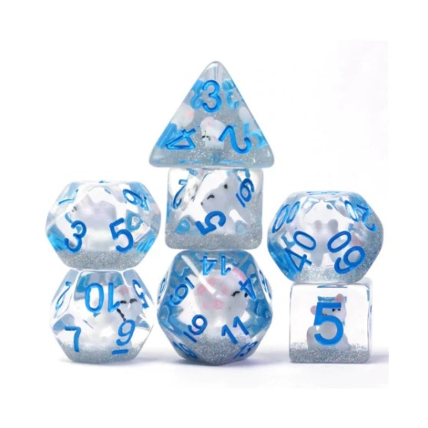 Arctic Fox RPG Dice Set