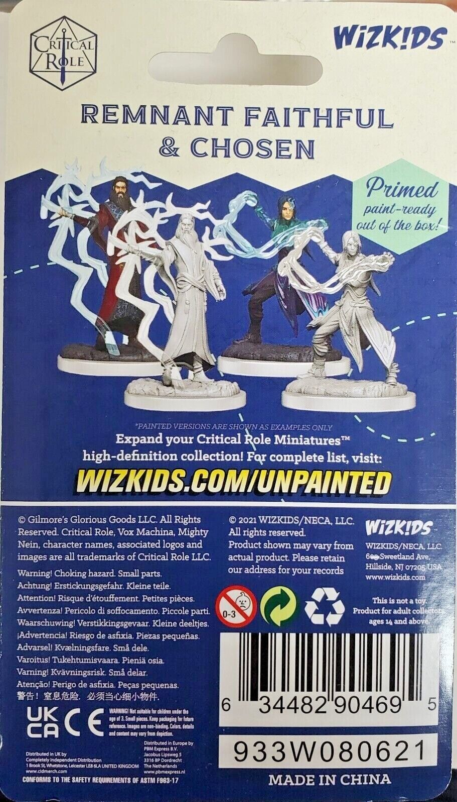 CRITICAL ROLE: UNPAINTED MINIATURES: W2 REMNANT CULTIST AND CHOSEN