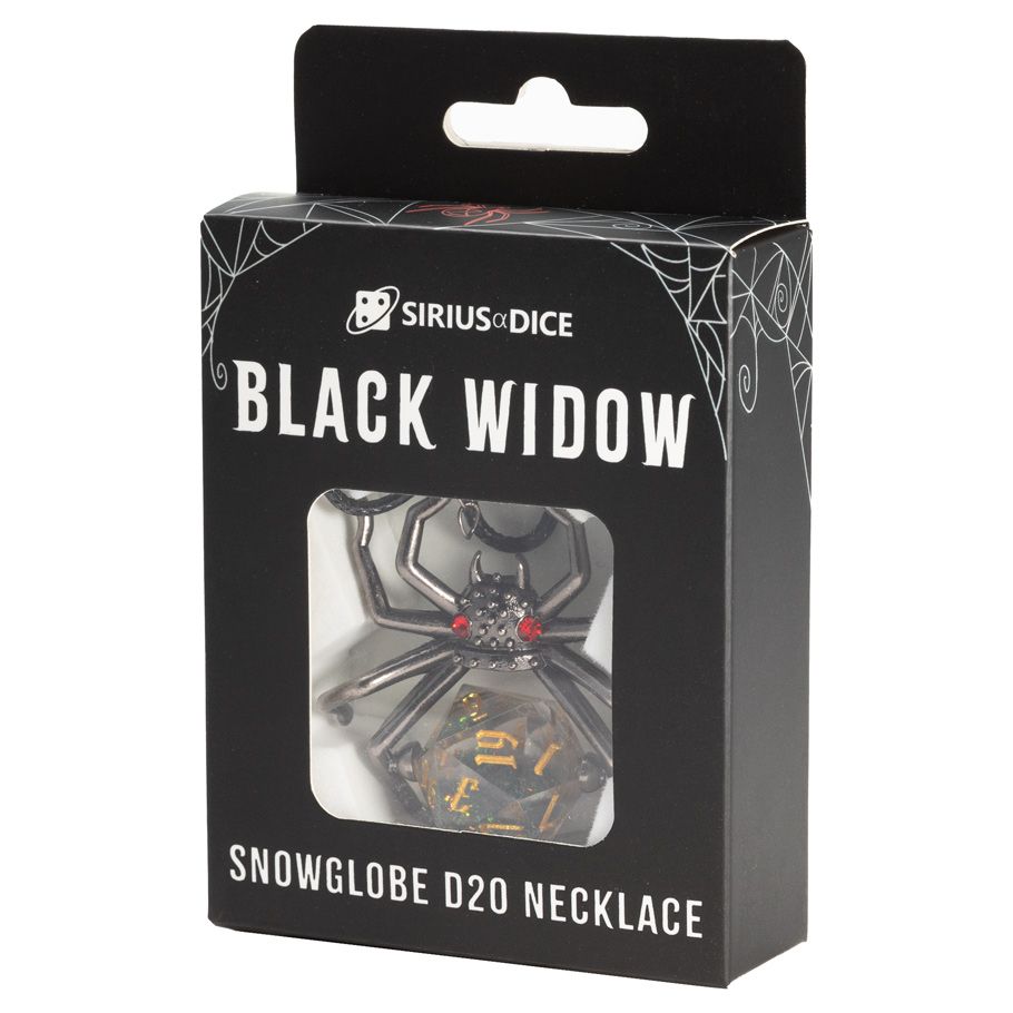 Necklace: Black Widow d20