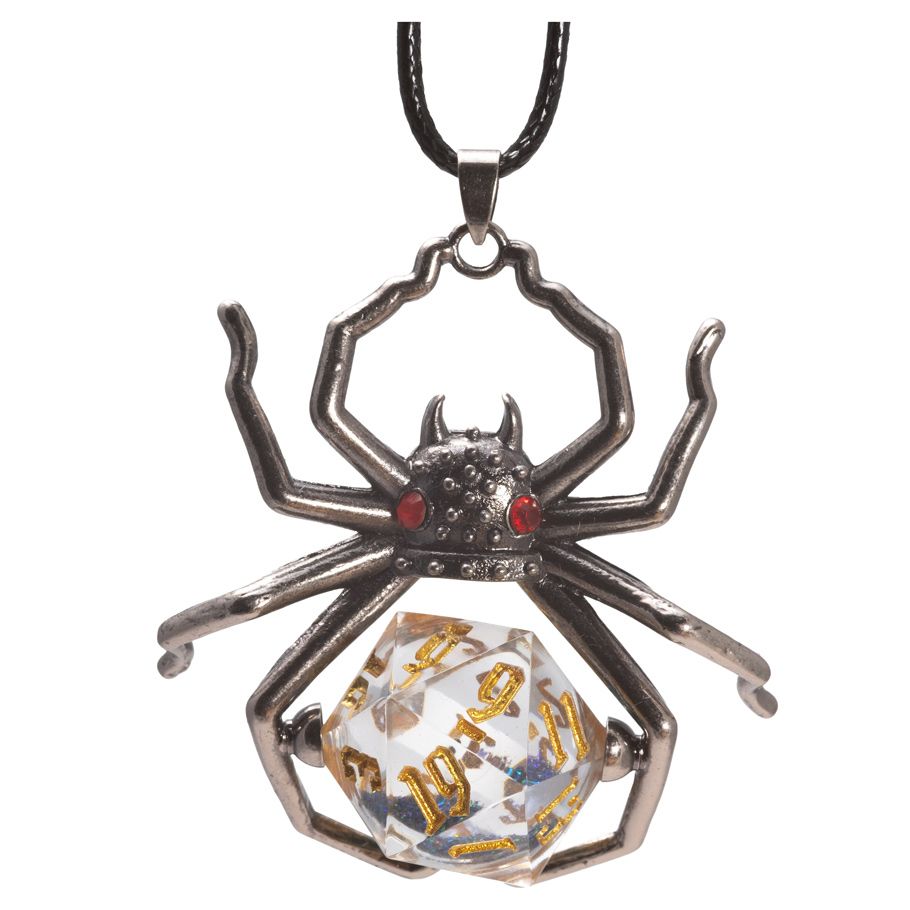 Necklace: Black Widow d20