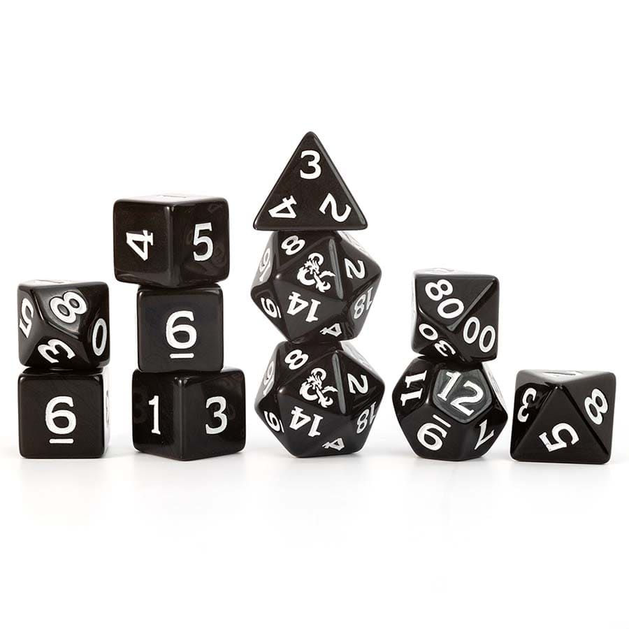 Dungeon and Dragons: New Adventurers Set: Black Dice