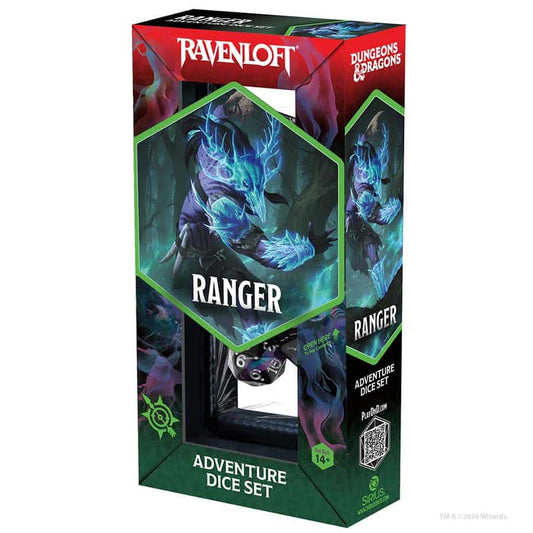 Dungeons and Dragons: Adventurer Dice: Ranger Black and Blue
