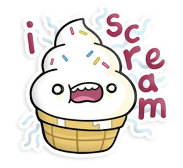 Squishable Sticker Soft Serve