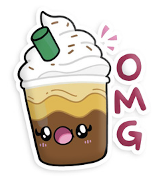Squishable Sticker Iced Coffee