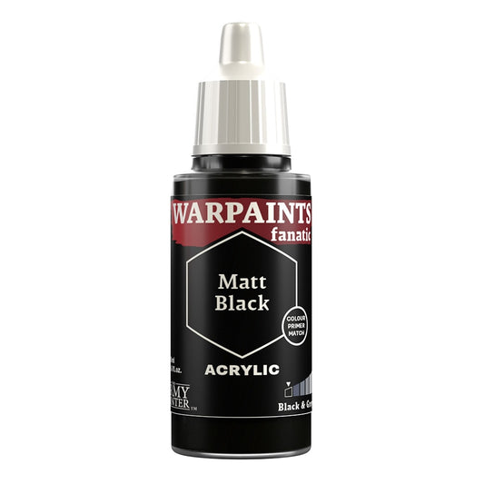 The Army Painter: Warpaints Fanatic: Matte Black (18ml)