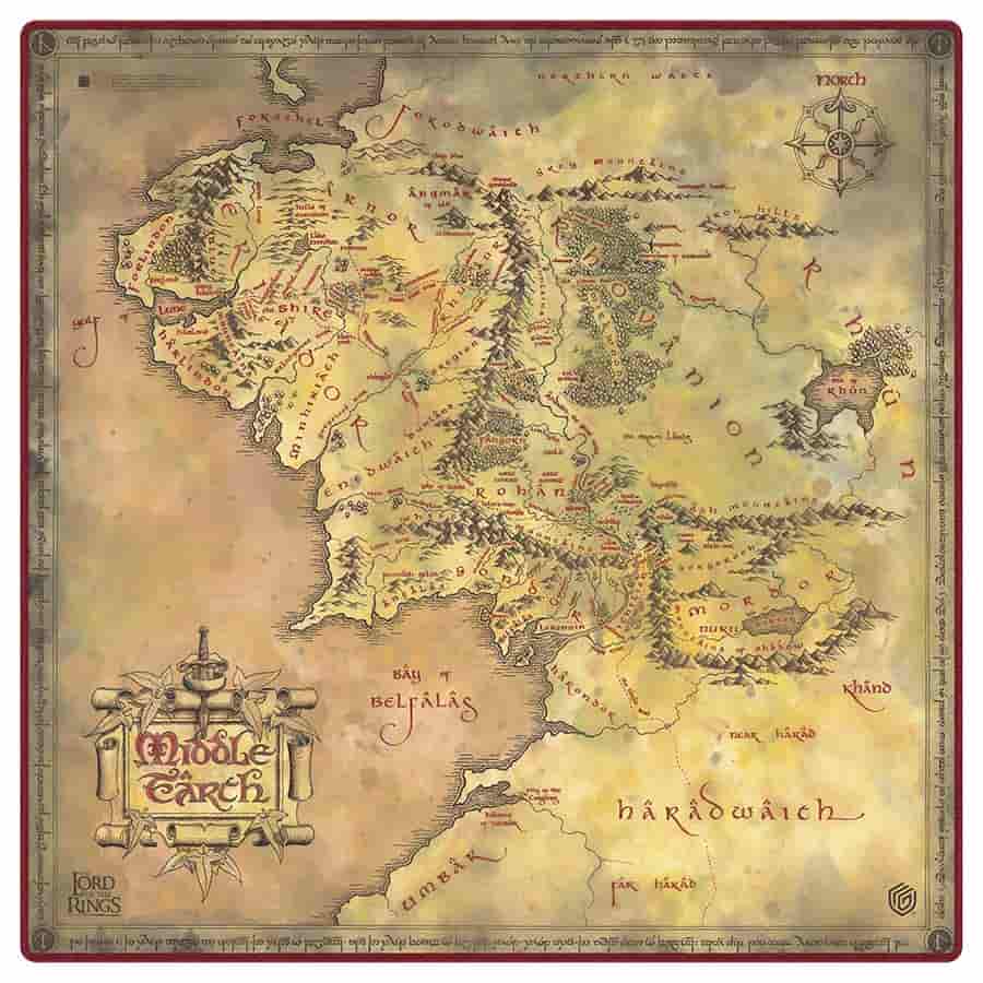 Ultimate Guard: Lord of the Rings: Places of Middle-Earth: Playmat 60: Places of Middle-Earth