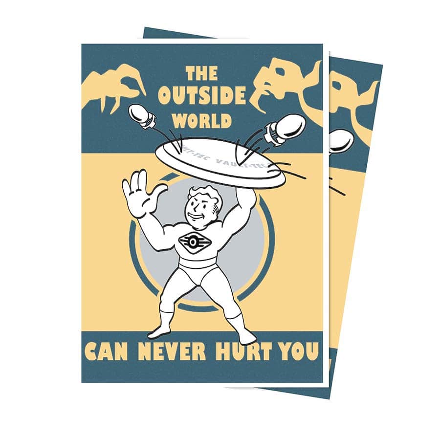 Ultra Pro: Fallout Vault Boy: The Outside World 105CT Apex Deck Protector Sleeves