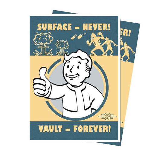 Ultra Pro: Fallout Vault Boy: Surface Never! Vault Forever! 105ct Apex Deck Protector Sleeves