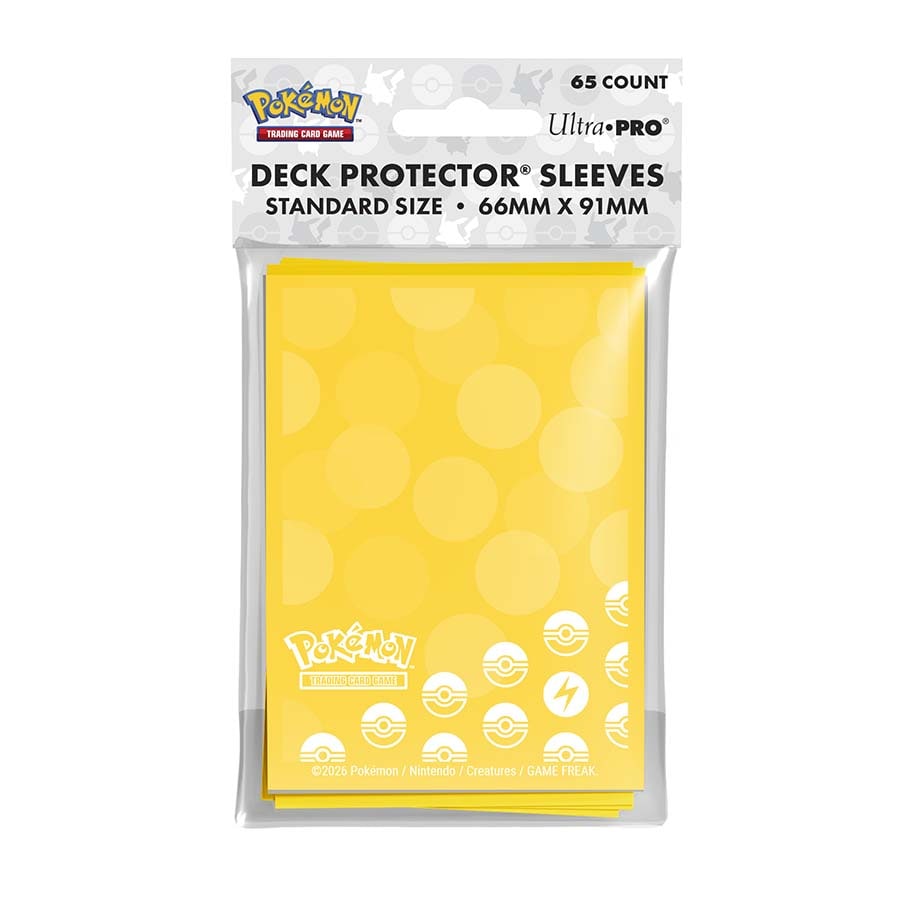 Ultra Pro: Pokemon: Deck Protector Sleeves: Energy: Lightning Type (65CT)