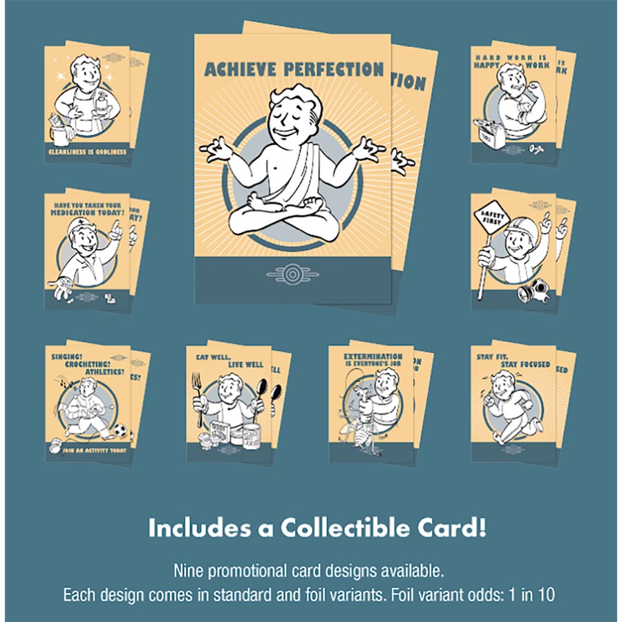Ultra Pro: Fallout Vault Boy: The Outside World 105CT Apex Deck Protector Sleeves