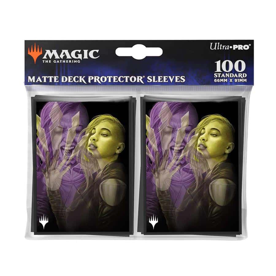 Ultra Pro: Magic the Gathering: Duskmourn: 100CT Deck Protector Sleeves Alt Art Key Character Mythic 3