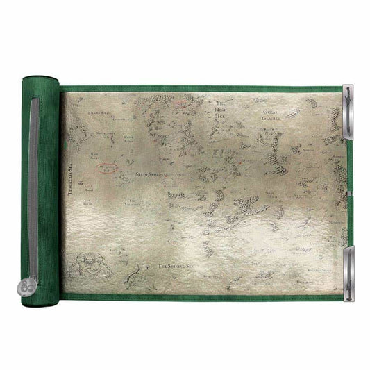 Dungeons and Dragons: Artifacts Across Eternities: Drizzt and the Forgotten Realms Premium Dice Scroll Map