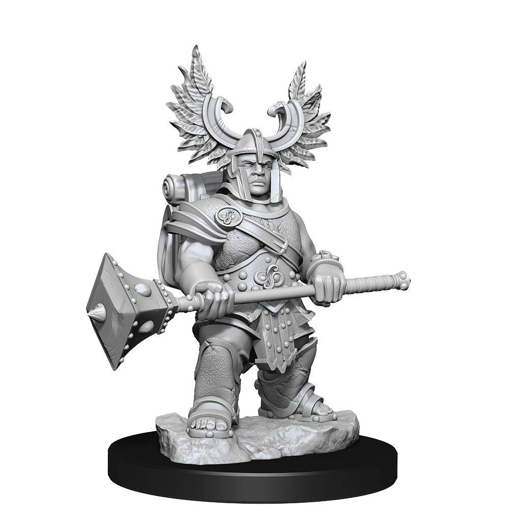 D&D: Frameworks: Female Dwarf Barbarian - Miniature