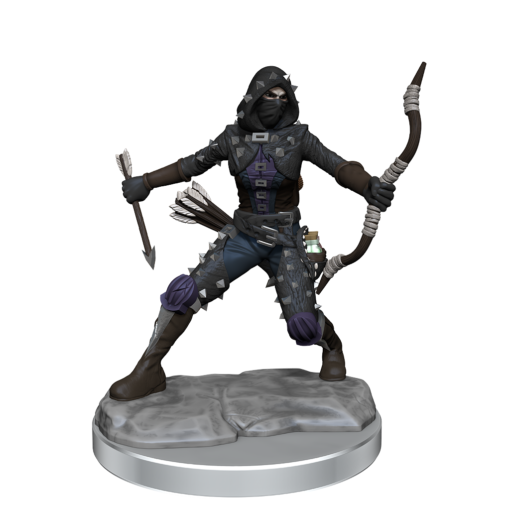 D&D: Frameworks: Female Human Rogue - Miniature