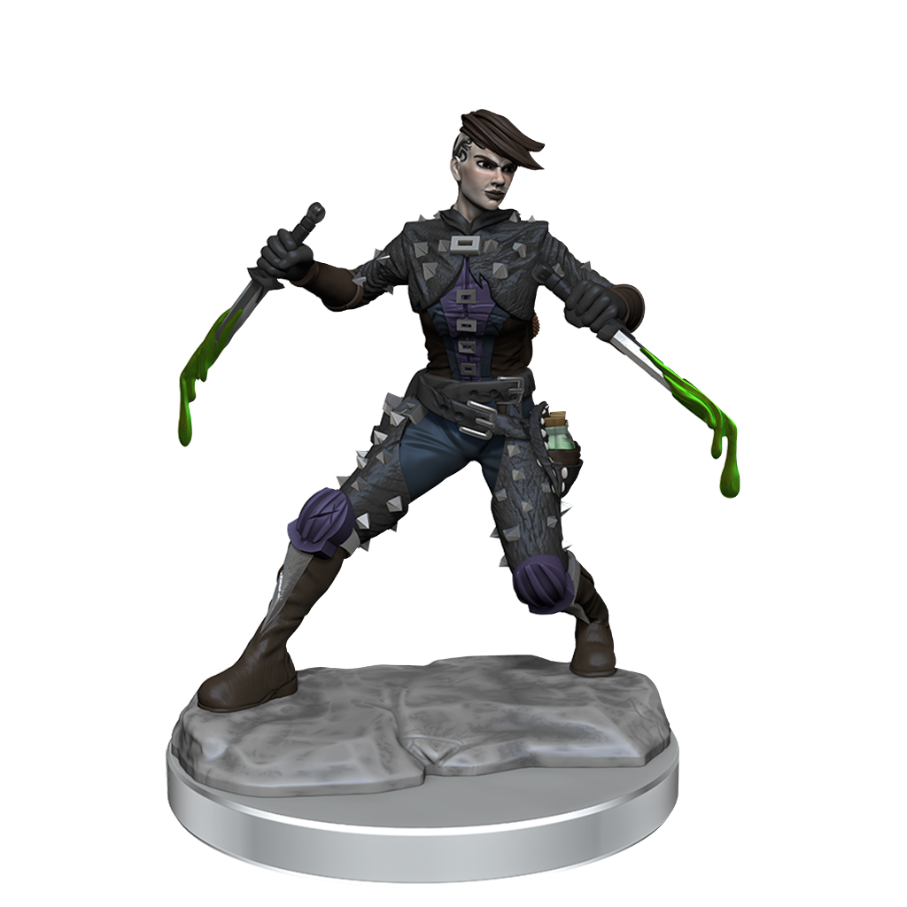 D&D: Frameworks: Female Human Rogue - Miniature