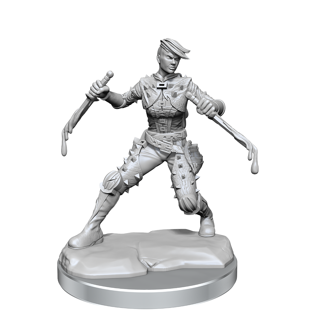 D&D: Frameworks: Female Human Rogue - Miniature