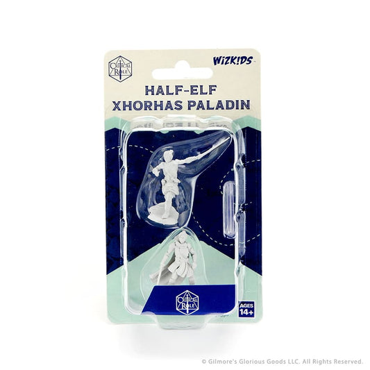 CRITICAL ROLE: UNPAINTED MINIATURES: W1 FEMALE HALF-ELF PALADIN XHORHAS