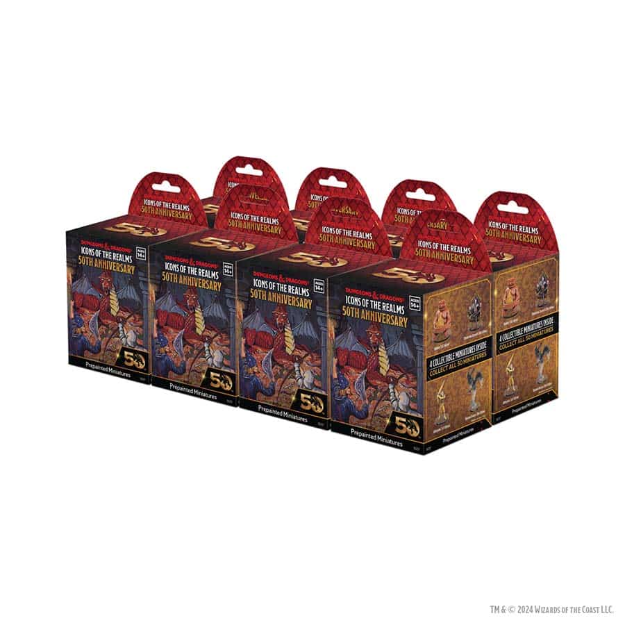 Dungeons and Dragons: Icons of the Realms Miniatures Booster: 50th Anniversary