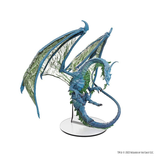 DUNGEONS AND DRAGONS MINIATURES: ICONS OF THE REALMS: ADULT MOONSTONE DRAGON PREMIUM FIGURE