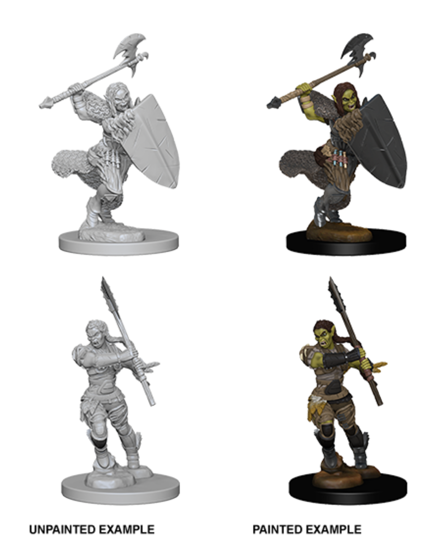 PATHFINDER: DEEP CUTS UNPAINTED MINIATURES -W1-FEMALE HALFORC BARBARIAN