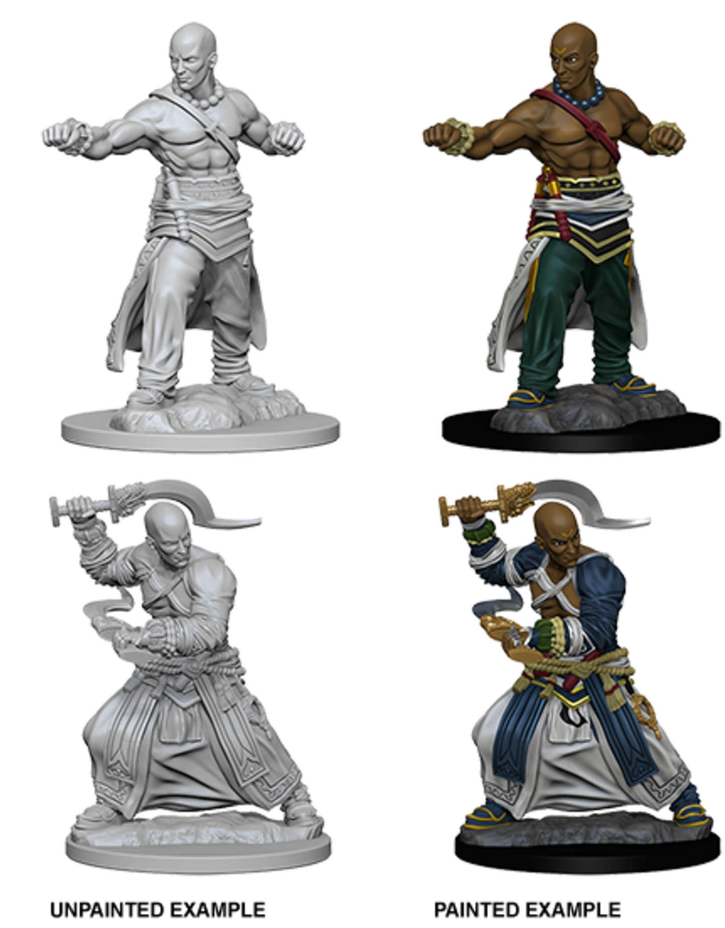 Pathfinder: Deep Cuts Minis: Human Male Monk W1 (Unpainted)