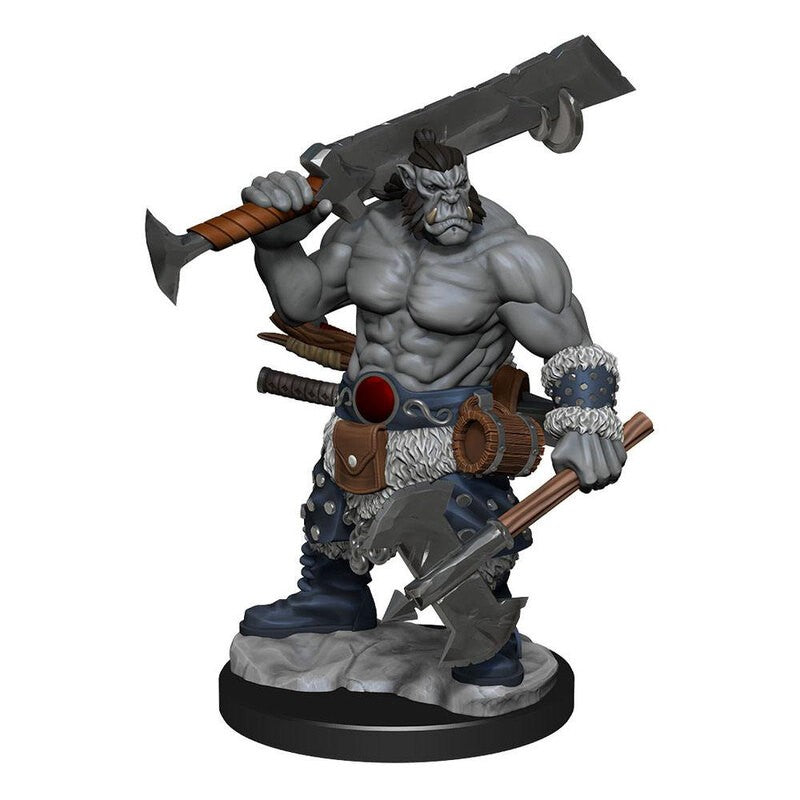D&D: Frameworks: Male Orc Barbarian - Miniature