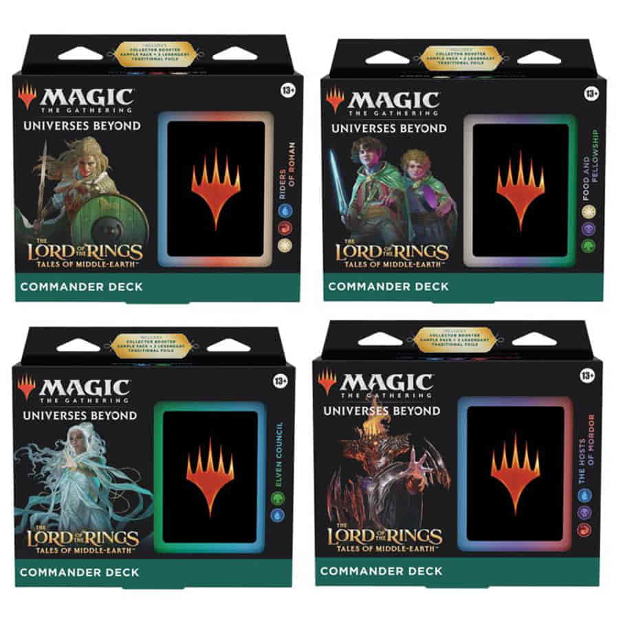 Magic the Gathering: The Lord of the Rings: Tales of Middle-Earth Commander Decks