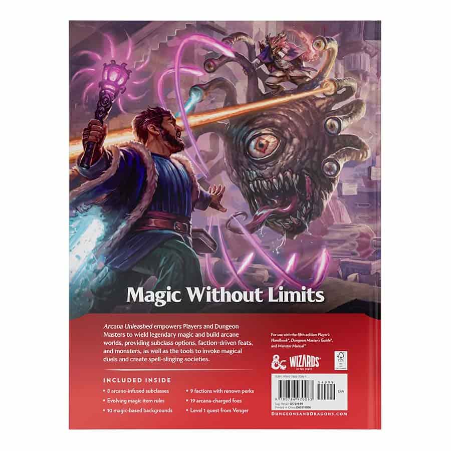 Dungeons and Dragon Arcana Unleashed Hardcover