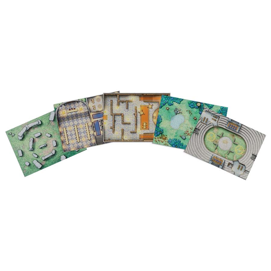 Dungeons and Dragon Arcana Unleashed Map Pack