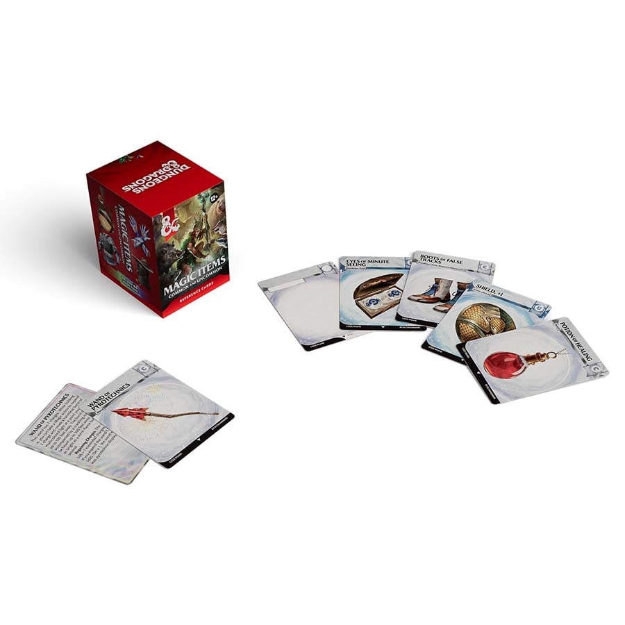 Dungeons and Dragons Reference Cards: Magic Items (Common and Uncommon)