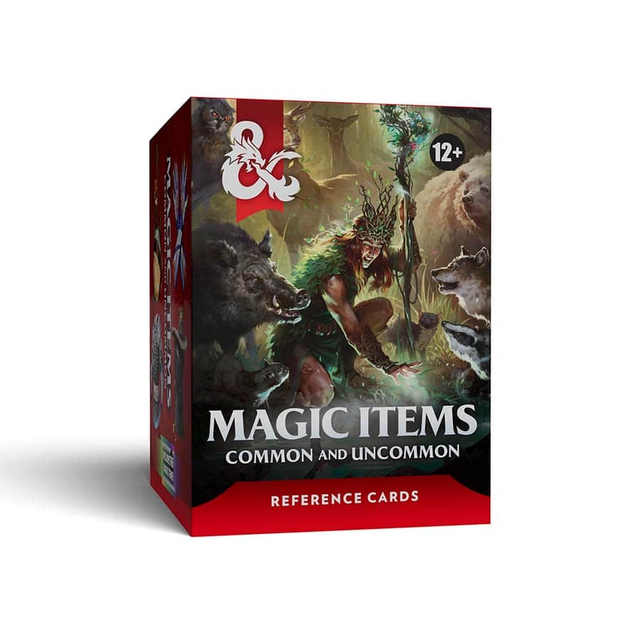 Dungeons and Dragons Reference Cards: Magic Items (Common and Uncommon)