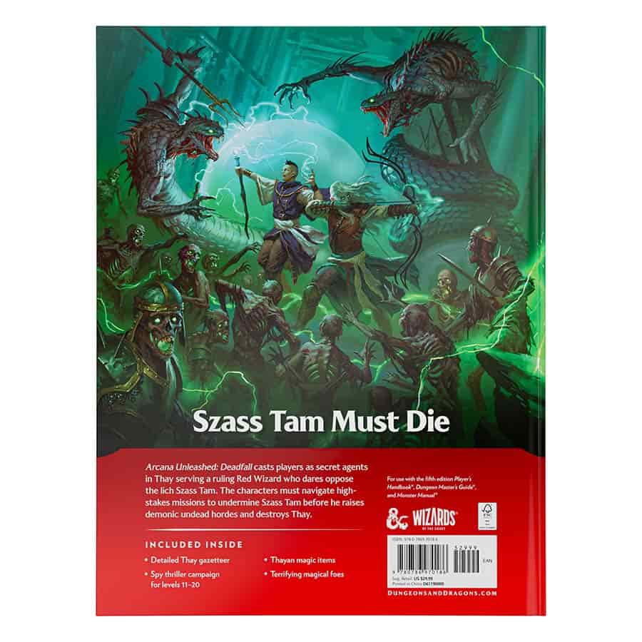 Dungeons and Dragon Arcana Unleashed: Deadfall Hardcover