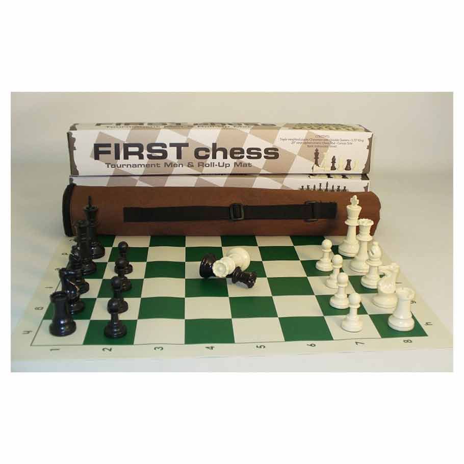 Chess: First Chess Tournament Set W/ Triple Weight