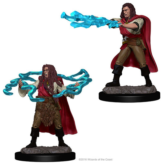 D&D: Nolzur's Marvelous Minis: Human Male Sorcerer W1 (Unpainted)
