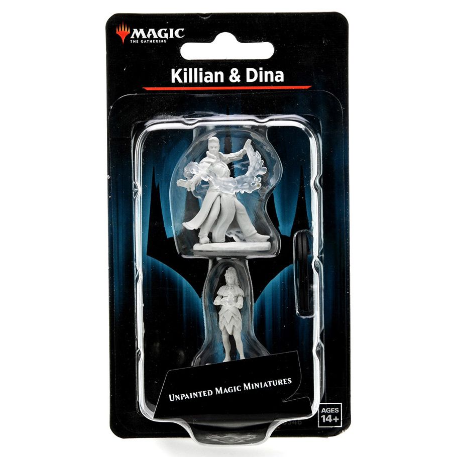 MAGIC THE GATHERING UNPAINTED MINIATURES: W03 KILLIAN AND DINA