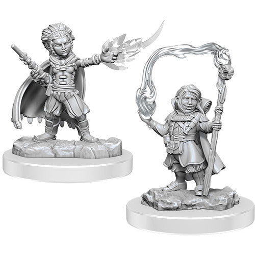 D&D: NMU - HALFLING WIZARDS (UNPAINTED) MINIATURE