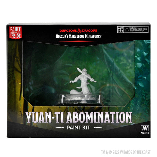 D&D Nolzur's Marvelous Unpainted Miniatures: Yuan-Ti Abomination - Paint Kit